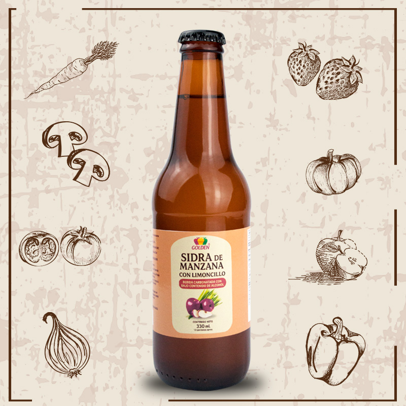 Sidra de Manzana con limoncillo 330ml Sidra de Manzana con Limoncillo ( 330ml ) - Imagen 1